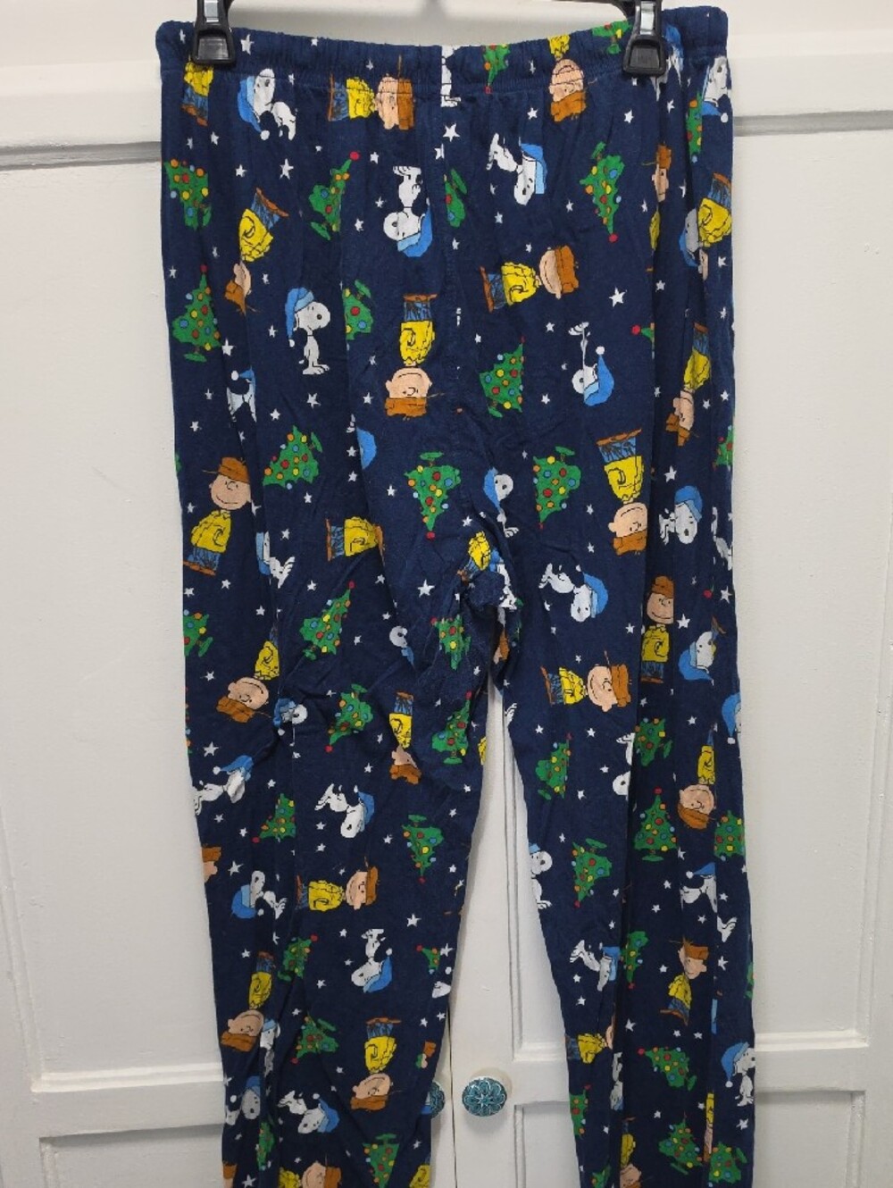 Peanuts Navy Blue Snoopy & Holiday Print Pajama Pants - Picture 3 of 3